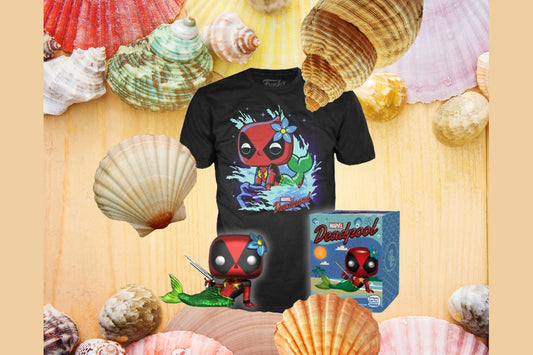 A Closer Look at the New Metallic Mermaid Deadpool Target Funko Box