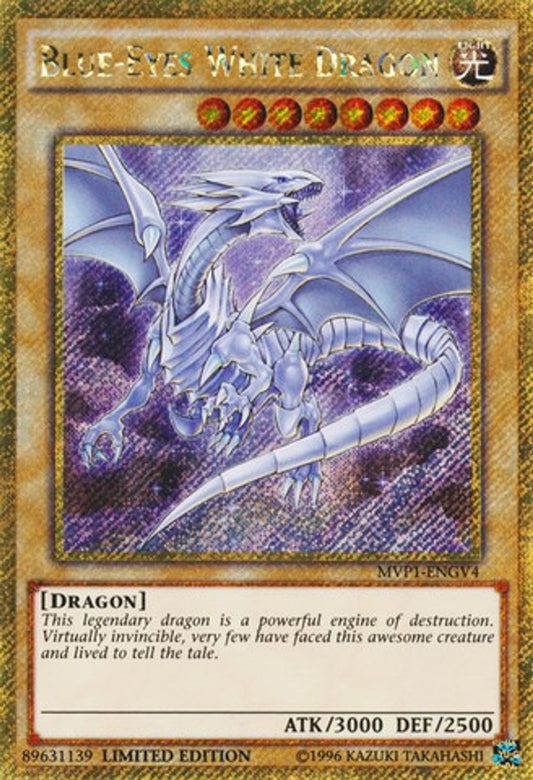 Blue-Eyes White Dragon (Gold Secret Rare)