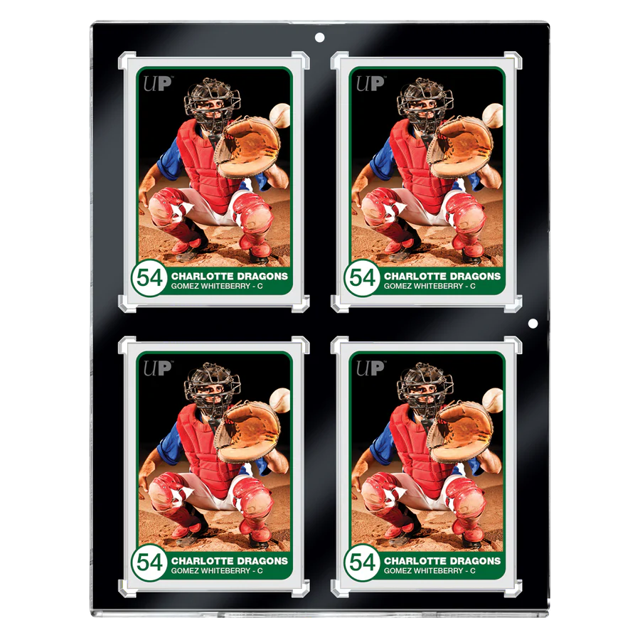 ULTRA PRO ONE TOUCH - 4-card Black Border 130pt Magnetic Closure