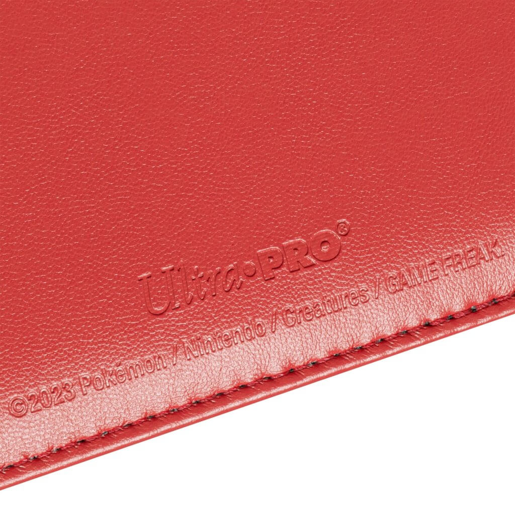 ULTRA PRO Pokémon Premium Red Snap Binder - 4 Pocket
