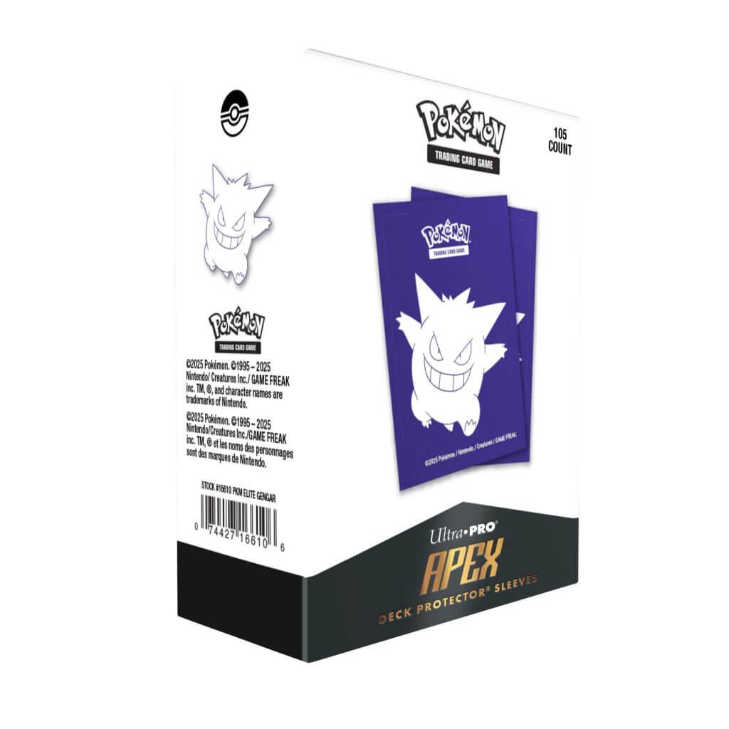 Pokémon TCG Elite Gengar 105ct Apex Deck Protector Sleeves