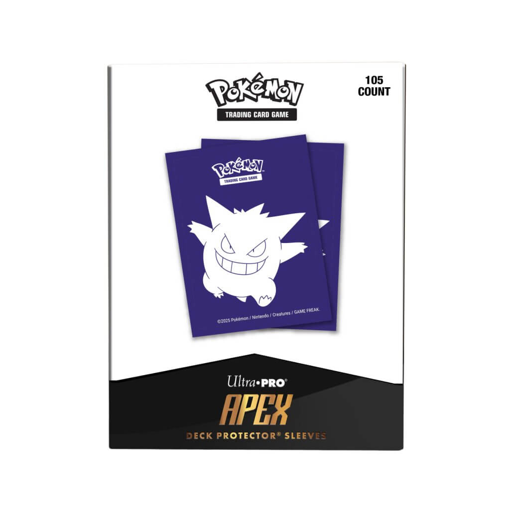 Pokémon TCG Elite Gengar 105ct Apex Deck Protector Sleeves