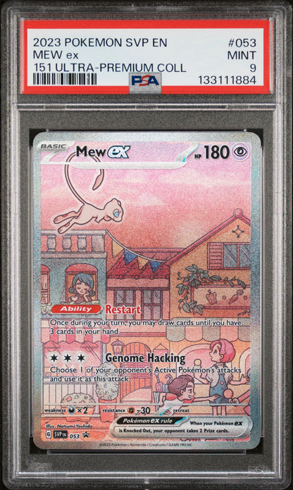 2023 Pokemon Svp En-Sv Black Star Promo 053 Mew Ex 151 Ultra-Premium Coll - PSA 9