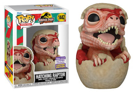 Jurassic Park 30th Anniversary - Hatching Raptor SDCC 2023 Summer Convention Exclusive Pop! Vinyl #1442