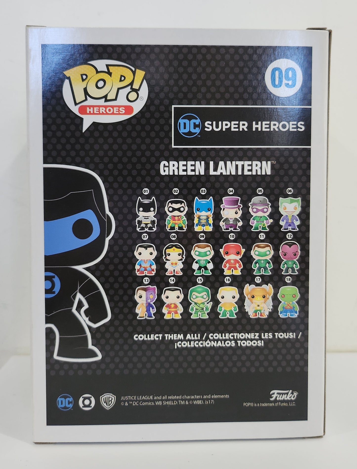 Justice League - Green Lantern Silhouette Glows In The Dark Pop! Vinyl #09