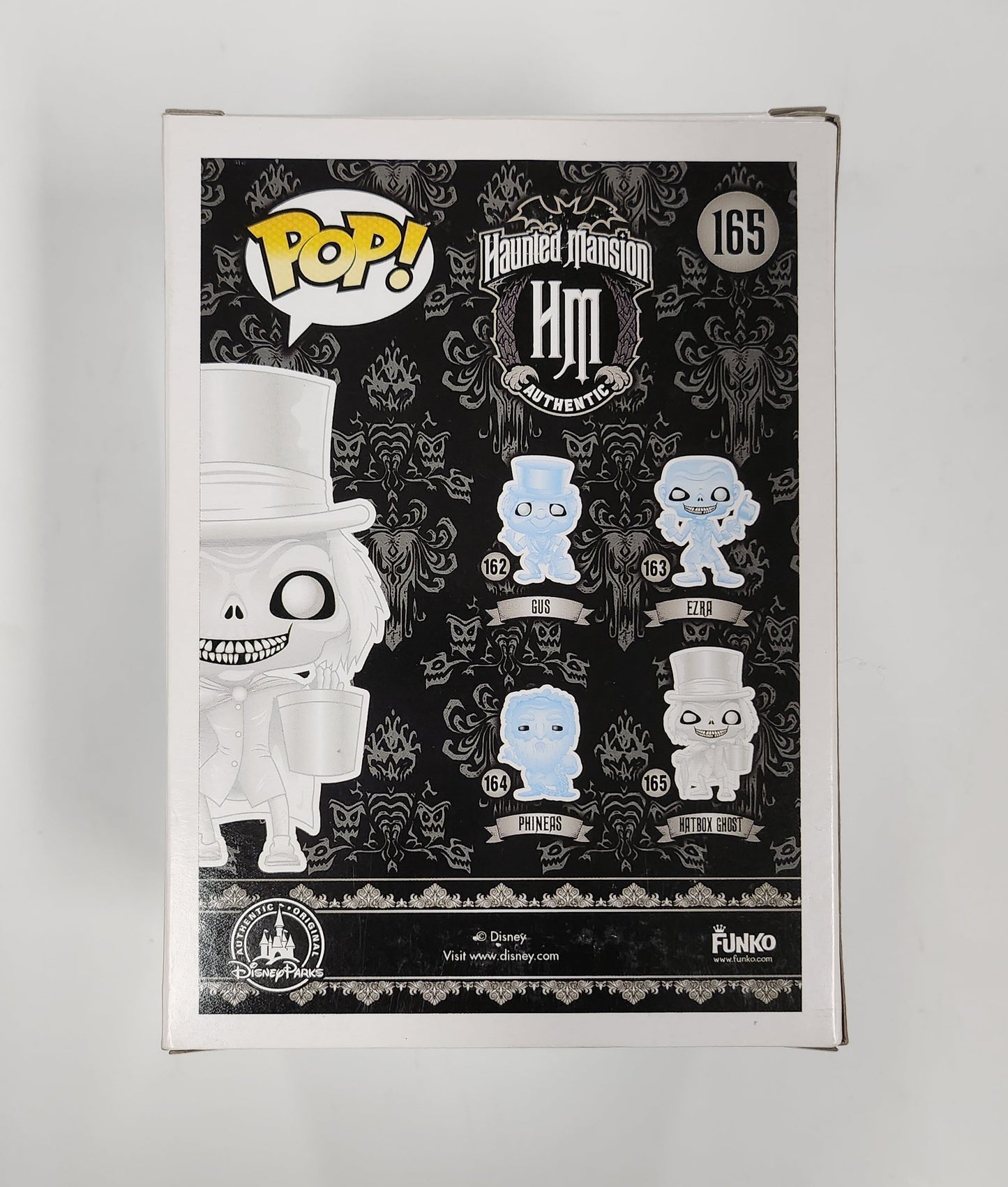 The Haunted Mansion - Hatbox Ghost Disney Parks Exclusive Pop Vinyl #165