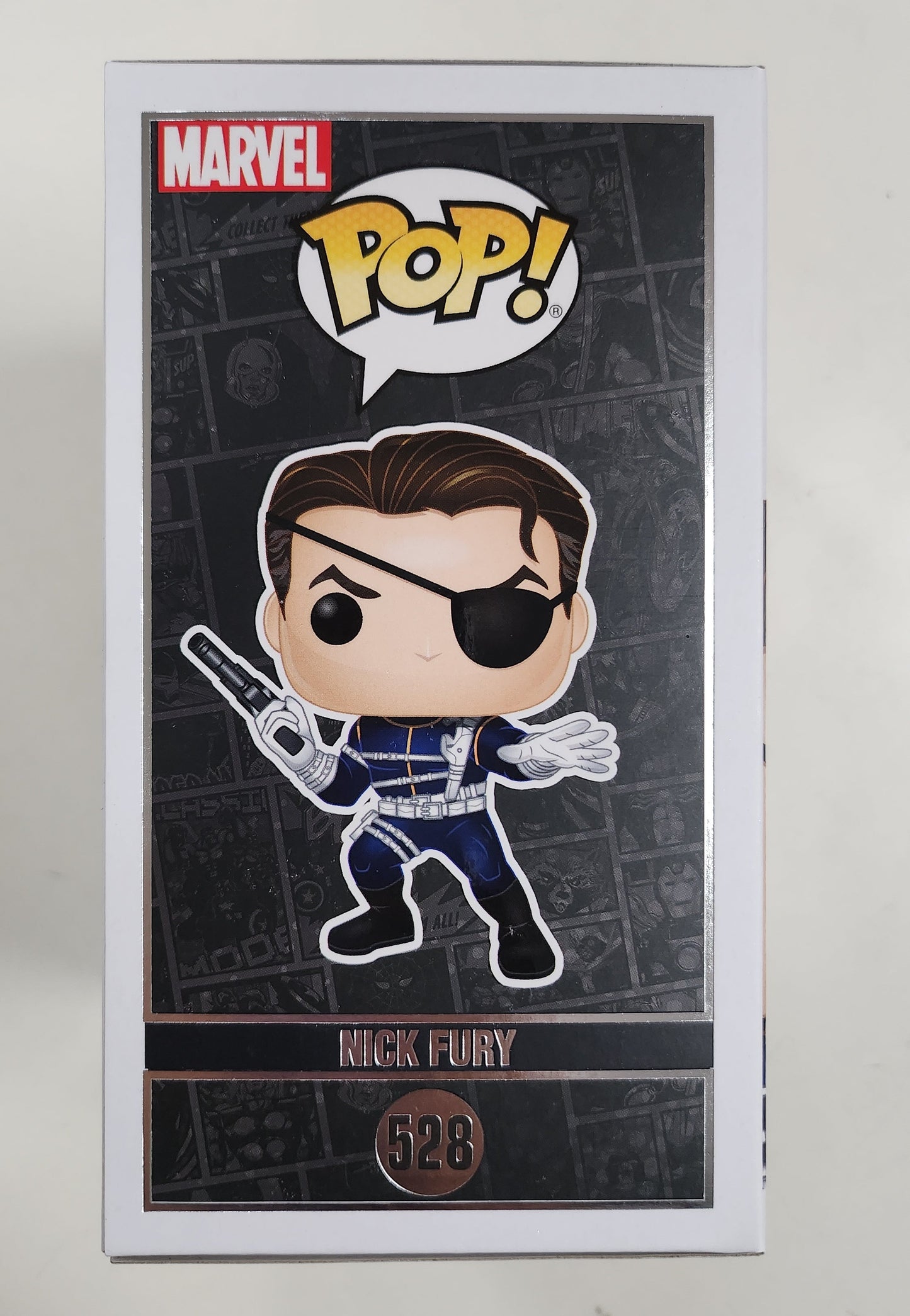 Marvel Comics - Nick Fury 1st Appearance 80th Anniversary 2019 NYCC US Exclusive Pop! Vinyl #528