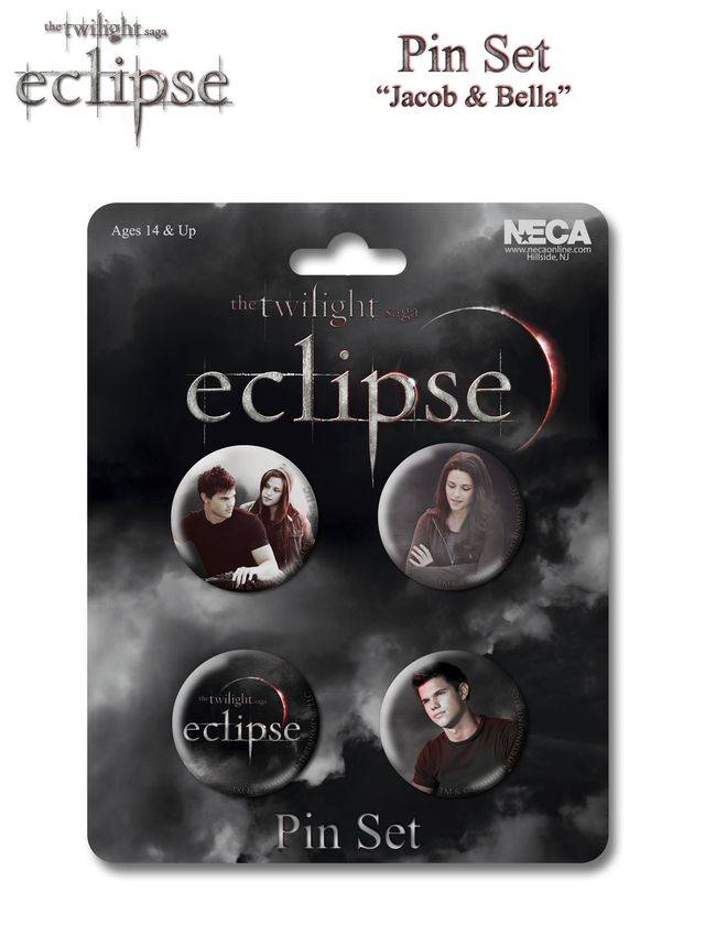 The Twilight Saga: Eclipse - Pin Set Of 4 Jacob & Bella