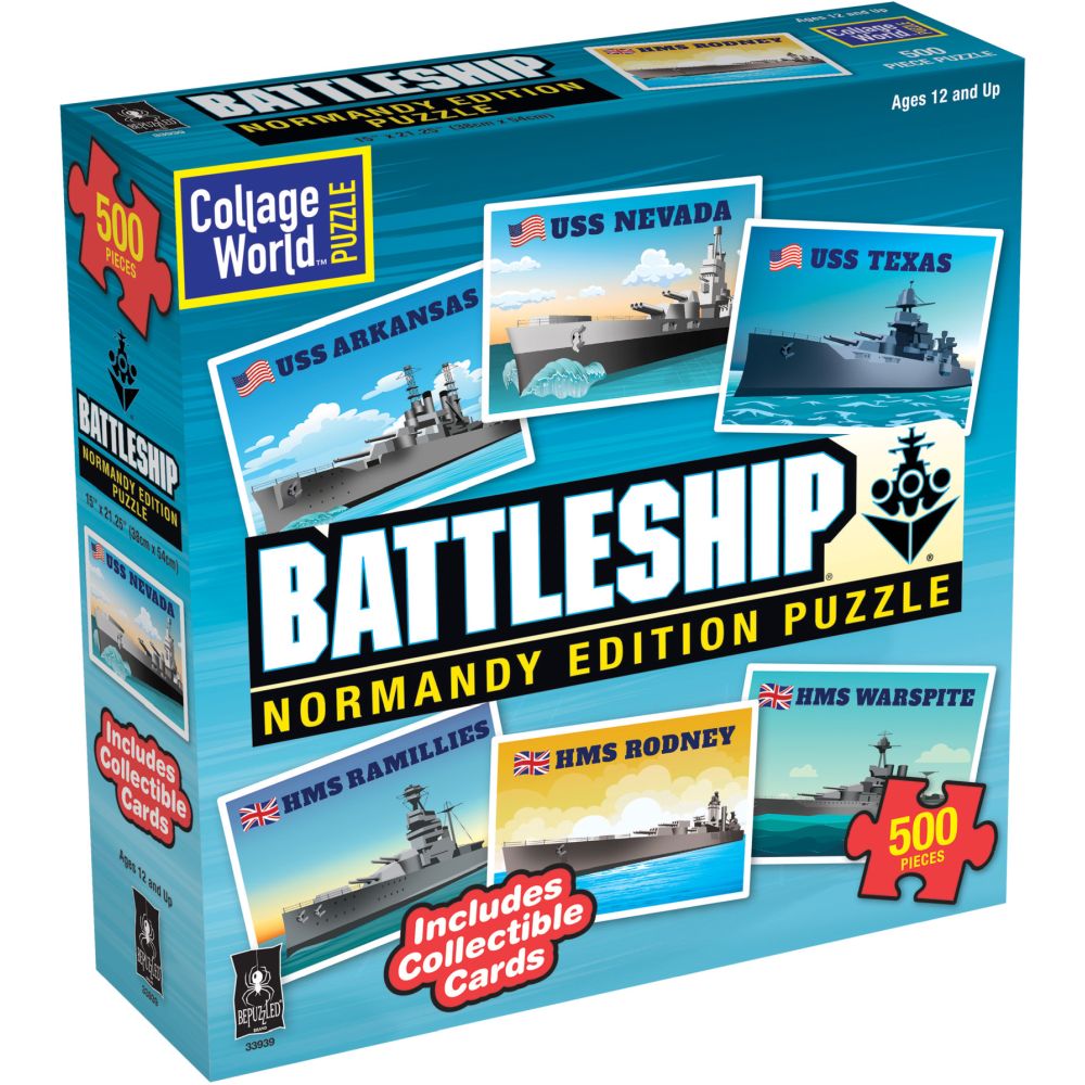 Hasbro Battleship® Collage 500pc Puzzle - Normandy Edition