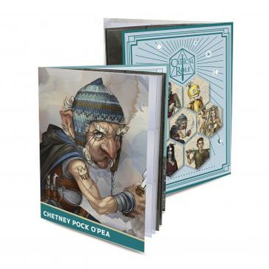 Ultra Pro: UP16117 RPG Folio with Stickers featuring: Chetney Pock O'Pea from Critical Role