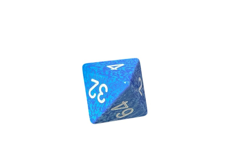 CHX XSDC23 Speckled Water 8-Sided Doubling Cube