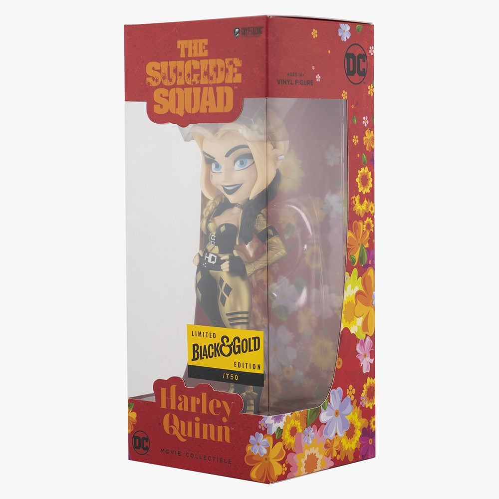 Cryptozoic: Harley Quinn The Suicide Squad Movie Collectible: Black & Gold Edition Figure