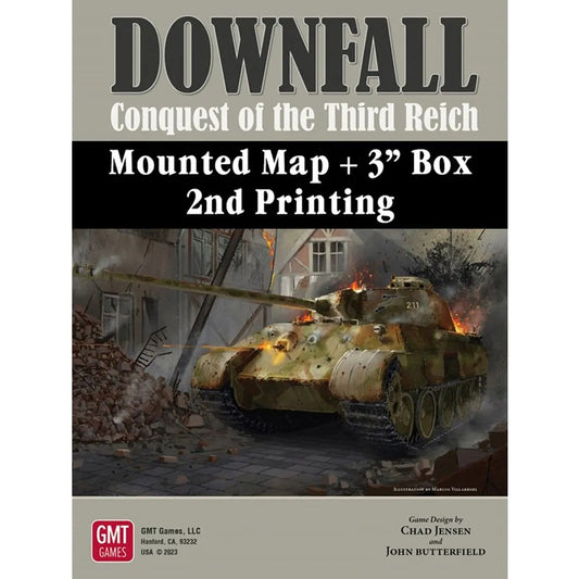 GMT Games - Downfall 3 inch Box and mounted map set