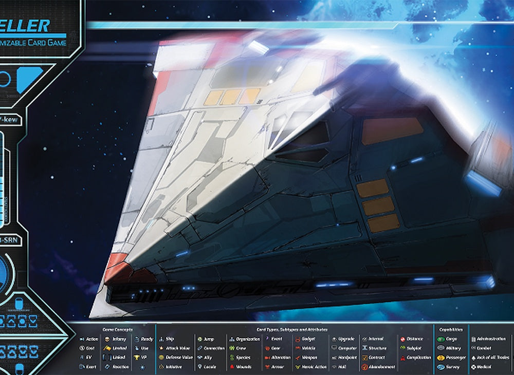 Traveller CCG Playmat B Scout Ship