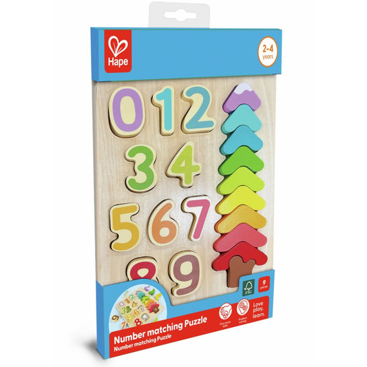 Hape - Puzzles: Colours & Numbers Puzzle