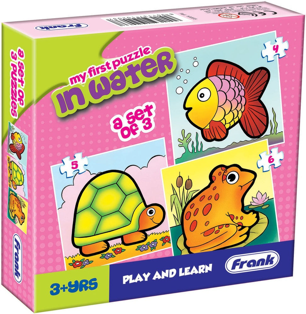 My First Puzzle 3pk - Asst B (In Water - On Road - Transport)