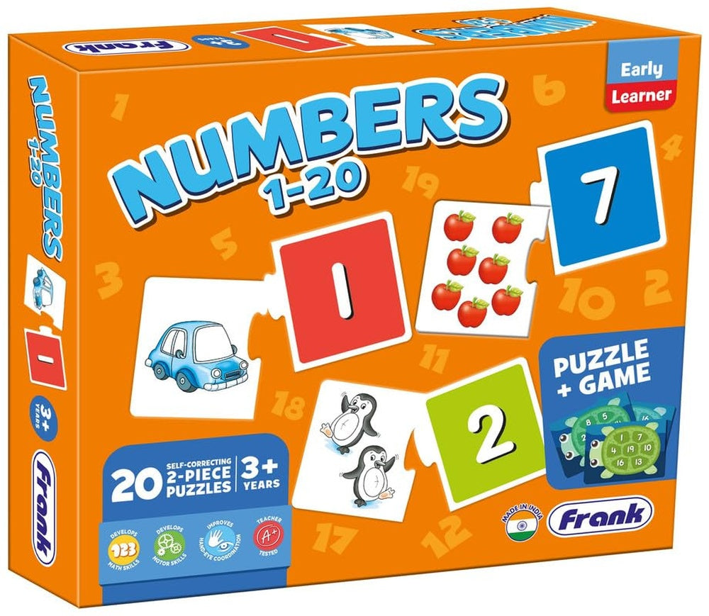 Early Learner Puzzle & Game - 2 Asst (Numbers 1-20 - Alphabet small letters)
