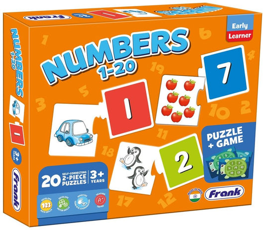Early Learner Puzzle & Game - 2 Asst (Numbers 1-20 - Alphabet small letters)