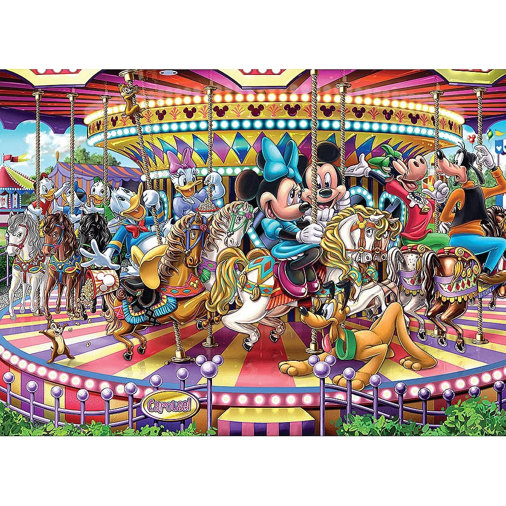 Crown Premium 1000pce Puzzle - Mickey's Carousel