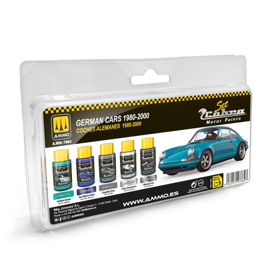 Ammo by MIG - Cobra Motor - Cobra Motor German Cars 1980-2000 Set