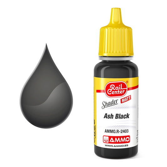 Ammo by MIG - Rail Center - Rail Center Matt Shader Ash Black