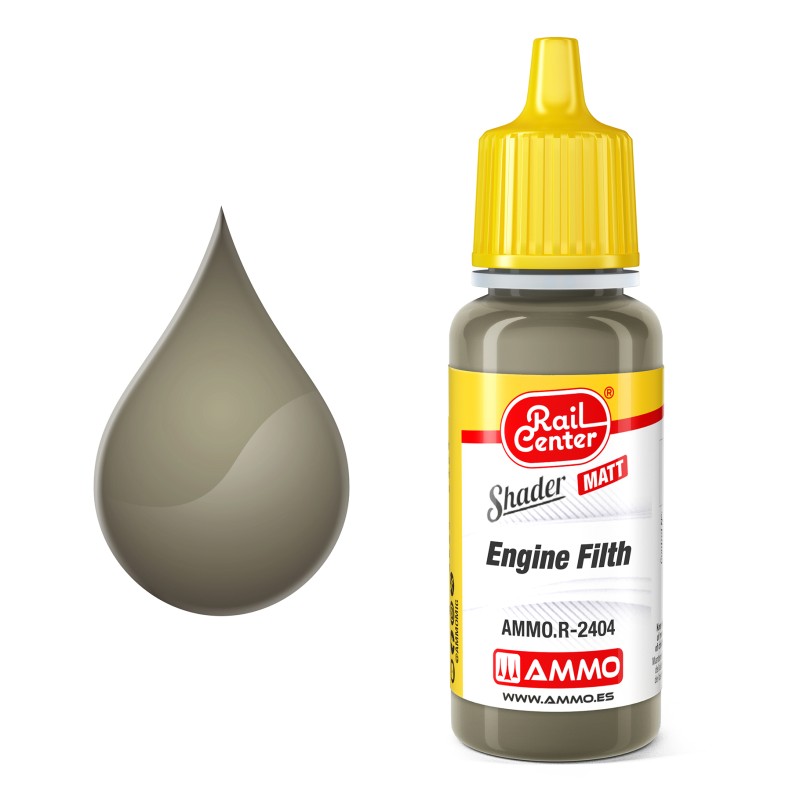 Ammo by MIG - Rail Center - Rail Center Matt Shader Engine Filth