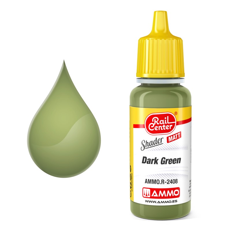 Ammo by MIG - Rail Center - Rail Center Matt Shader Dark Green