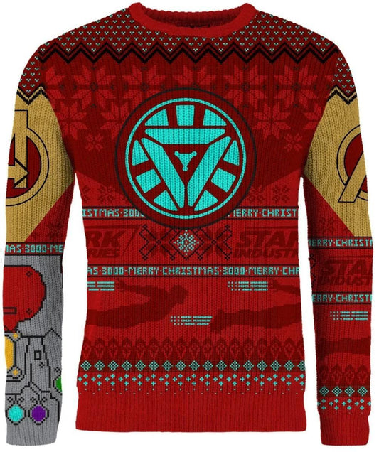 Avengers Iron Man Christmas Jumper (Size L)