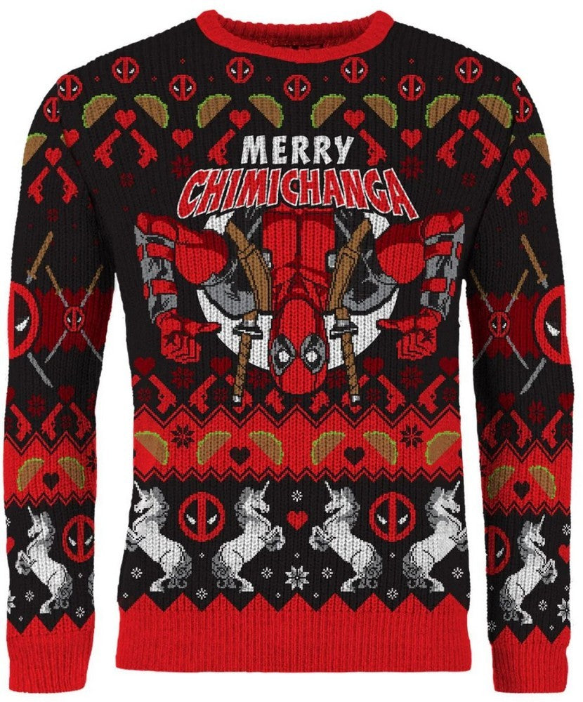 Deadpool: Merry Chimichanga Christmas Jumper (Size XXXL)