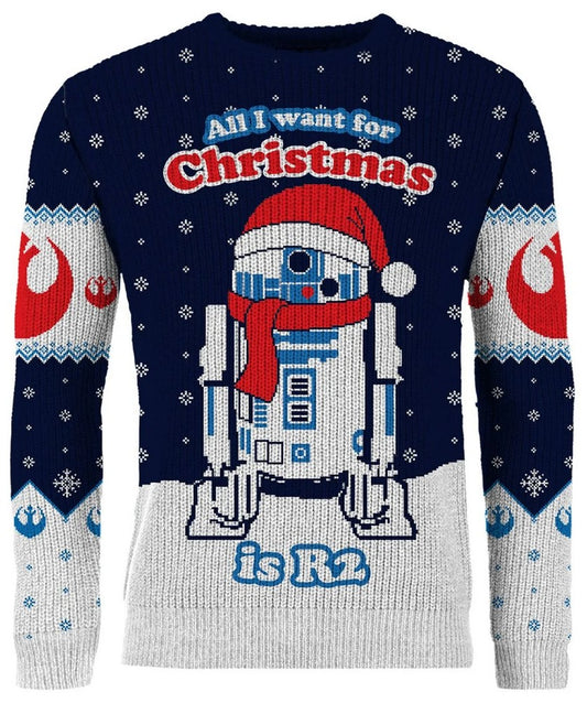 Star Wars: R2-D2 Christmas Jumper (Size: M)