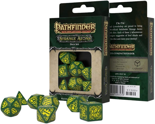 Q Workshop: Pathfinder Strange Aeons Dice Set 7