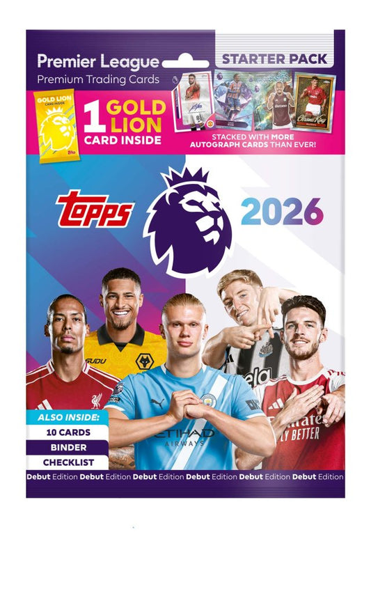 Topps Premier League 2026 - Starter Pack