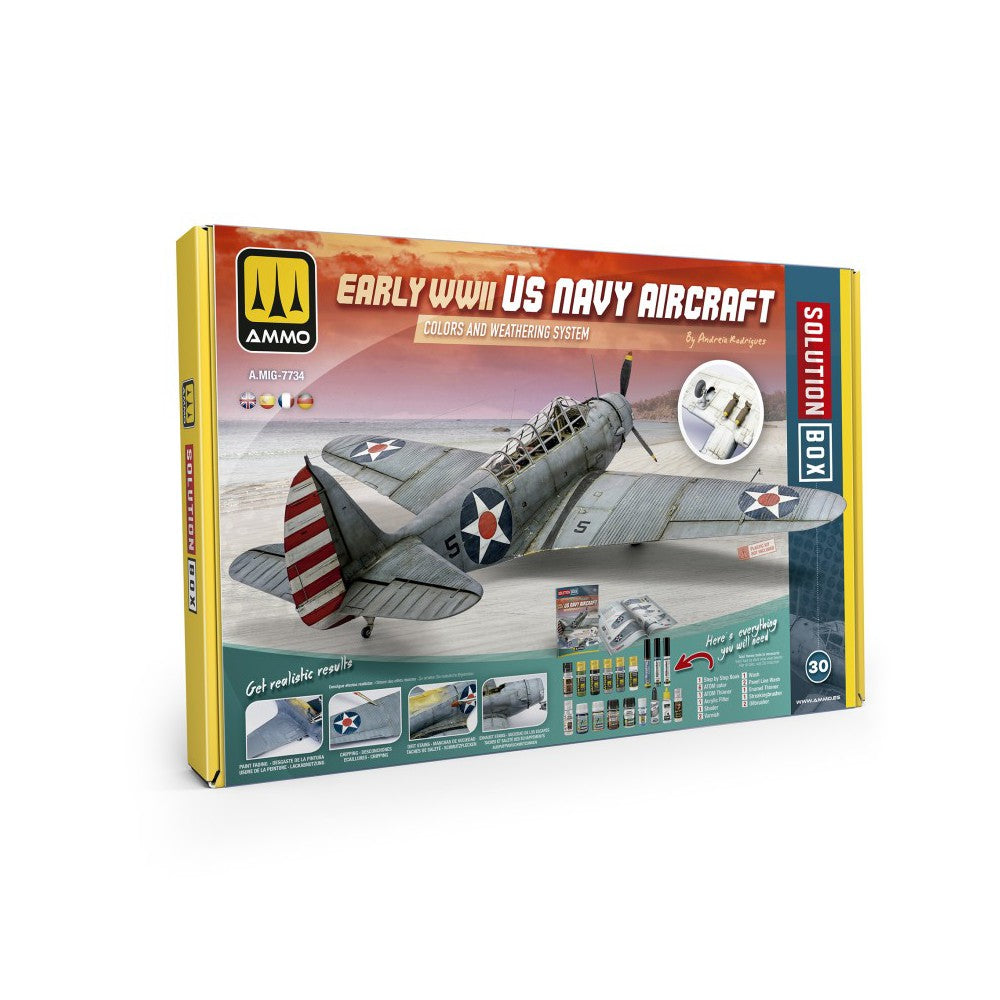 Ammo by MIG - Solution Box - 30 - How to paint Early WWII US Navy Aircraft