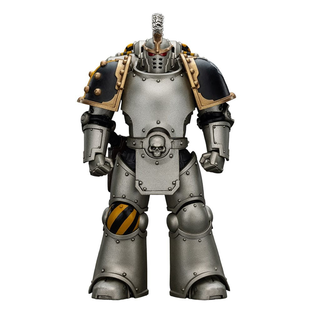 Warhammer Collectibles: 1/18 Scale Iron Warriors Command Squad Chosen with Legion Standard