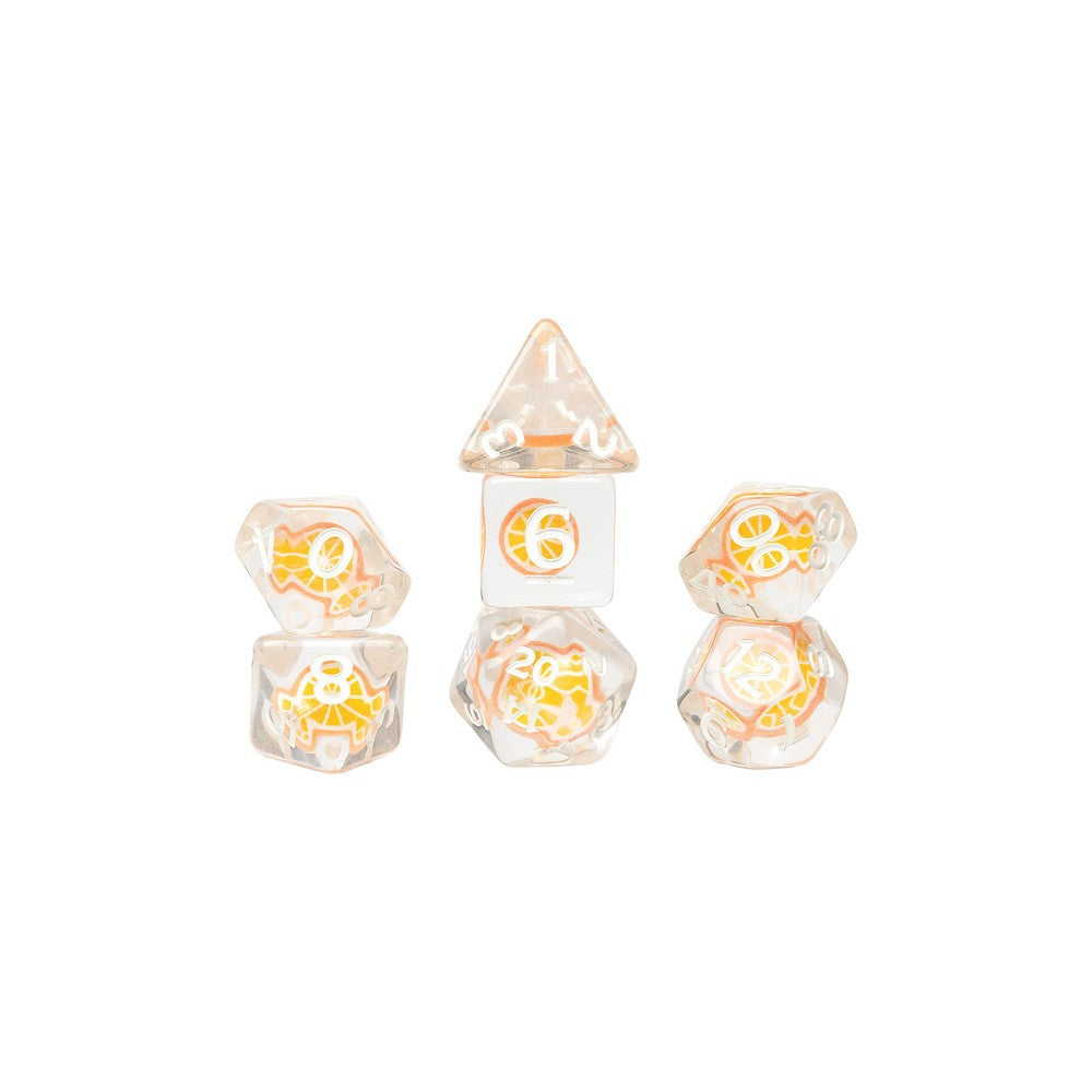 Sirius Dice - Fruit Slice Dice Set - Orange