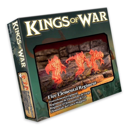 MANTIC DIRECT Kings of War -  Forces of Nature Fire Elemental Regiment