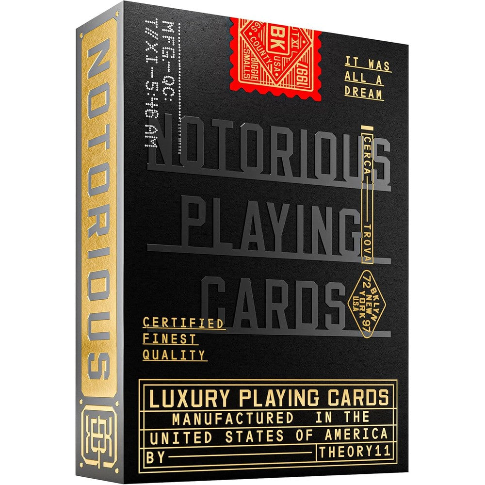 Theory 11 - Notorious B.I.G. Playing Cards