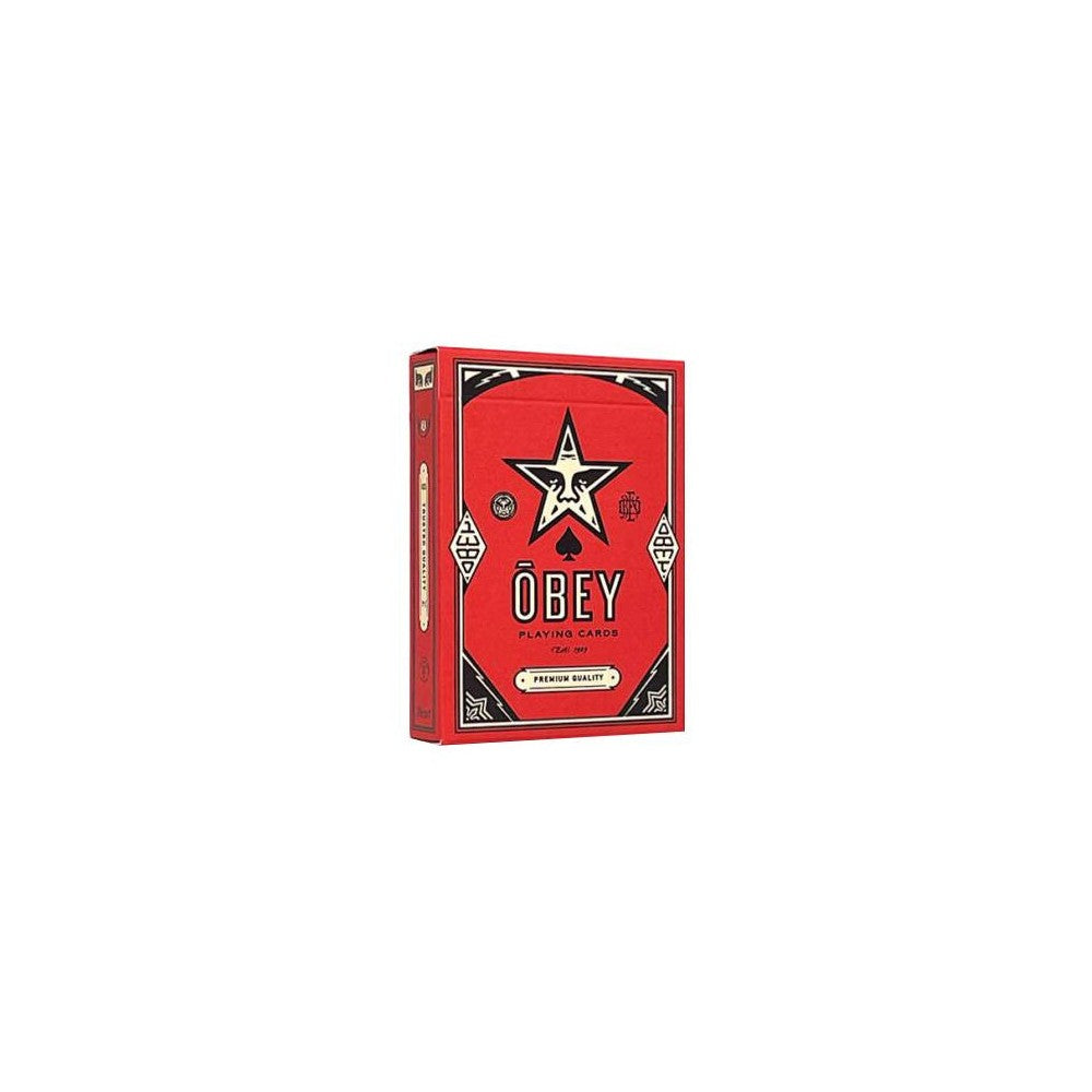 Theory 11 - Obey Red Edition Playing Cards