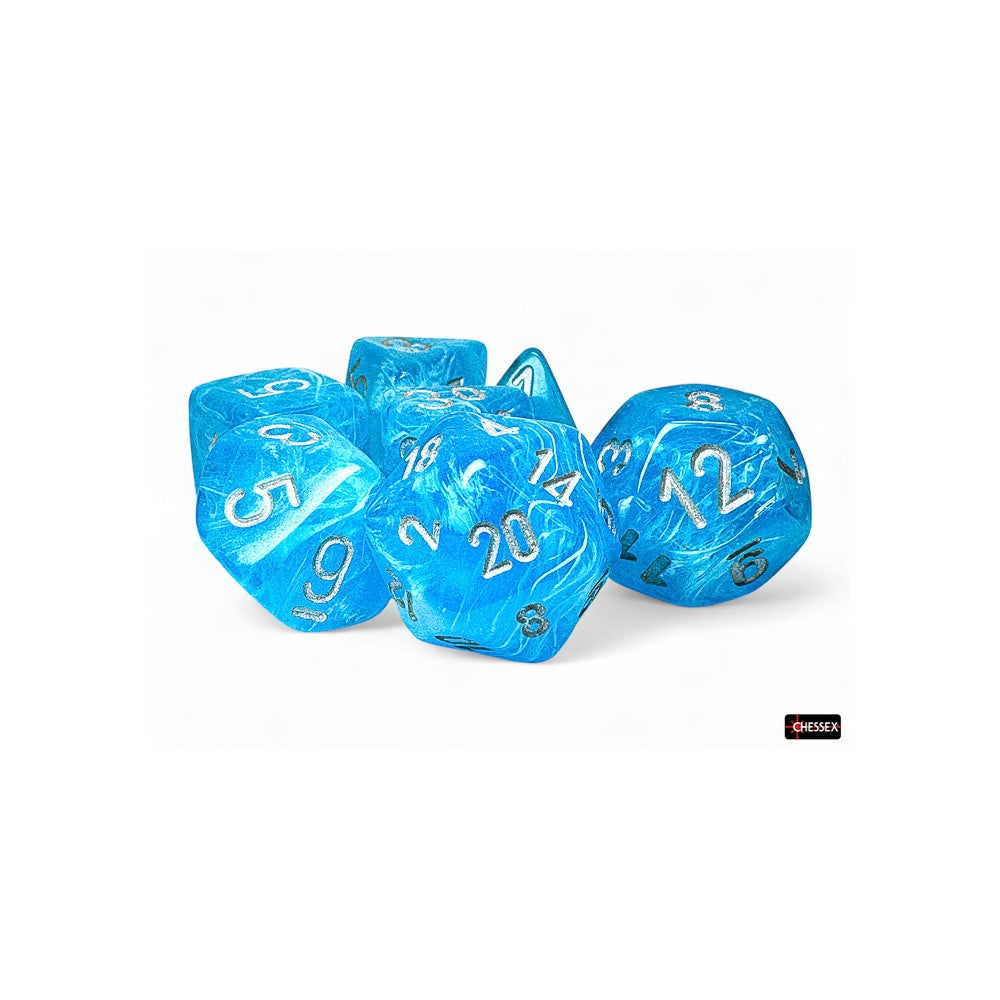 CHX 22566 Luminary Mega-hedral Sky/silver Luminary 7-Die Set