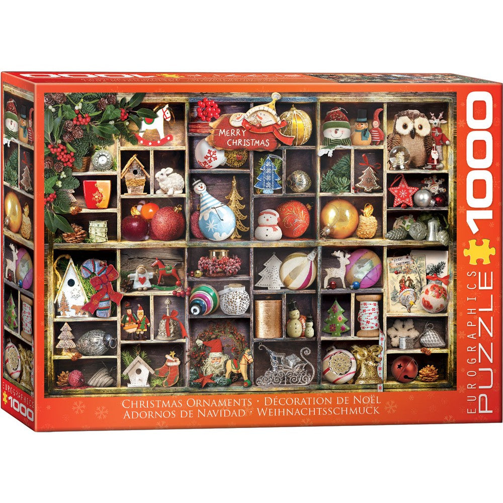 Puzzle - Eurographics - Christmas Ornaments 1000pc Eur