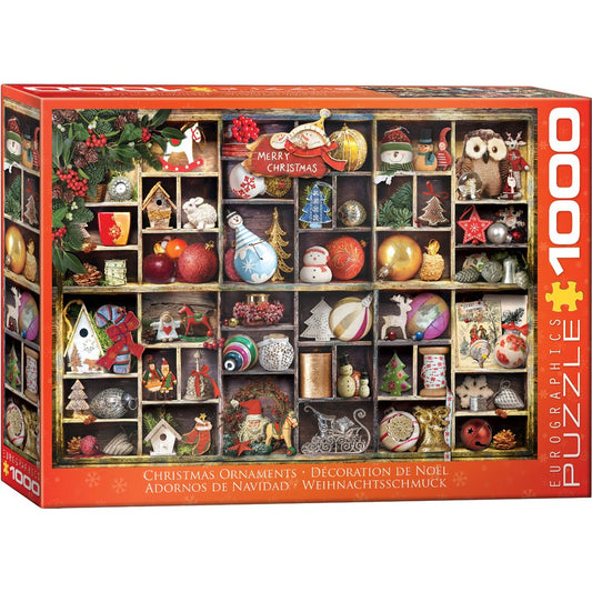 Puzzle - Eurographics - Christmas Ornaments 1000pc Eur