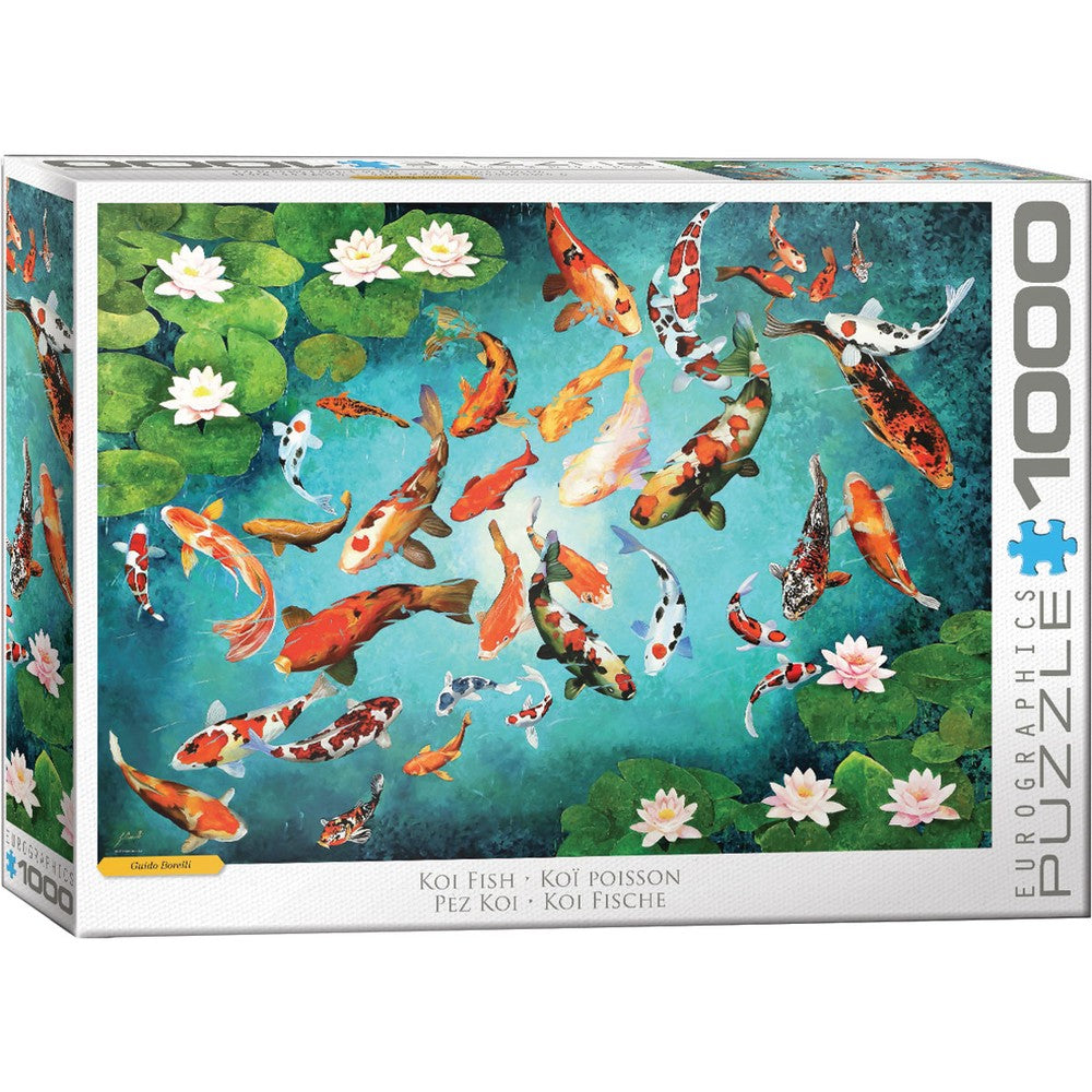 Puzzle - Eurographics - Colourful Koi Fish 1000 pc
