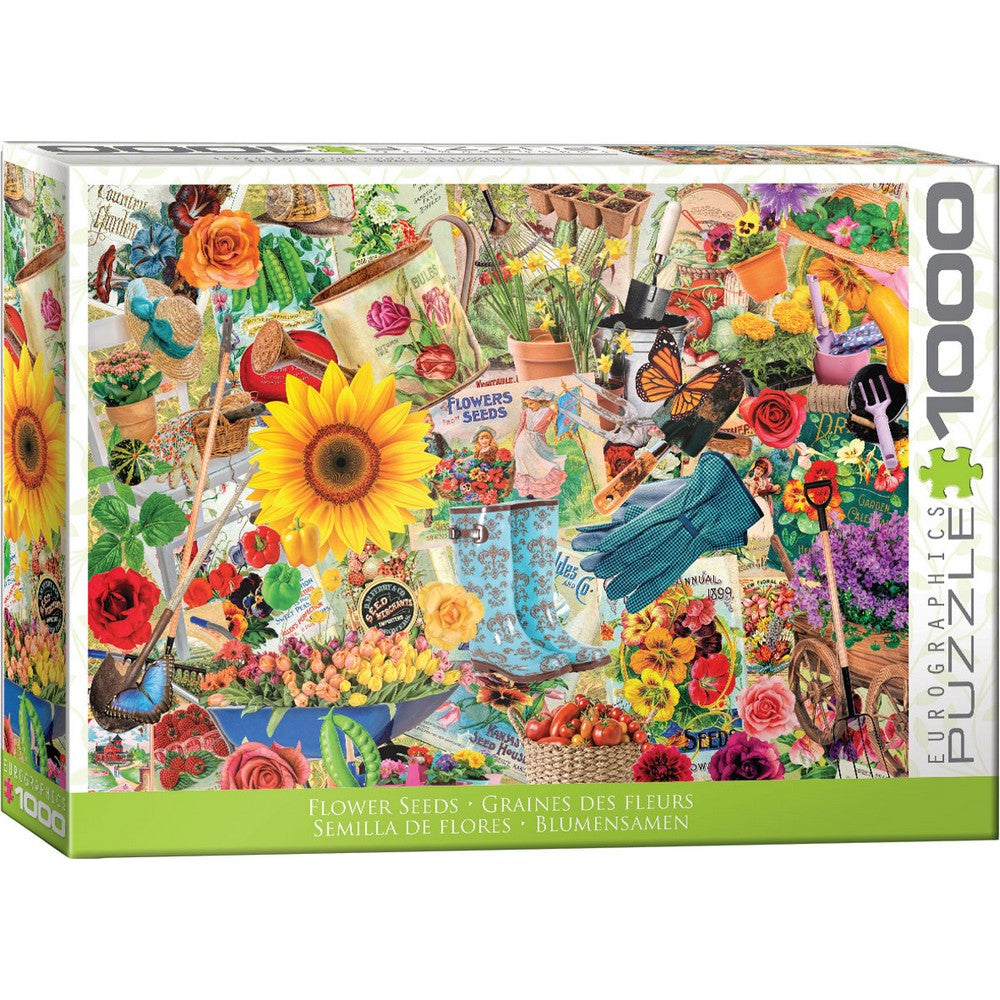 Puzzle - Eurographics - Flower Seeds 1000pc
