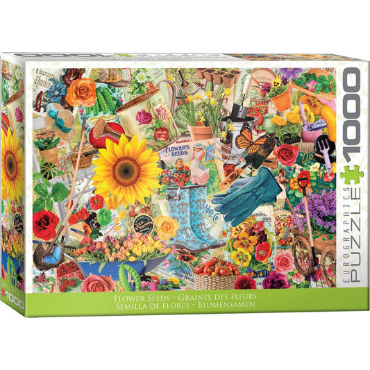 Puzzle - Eurographics - Flower Seeds 1000pc