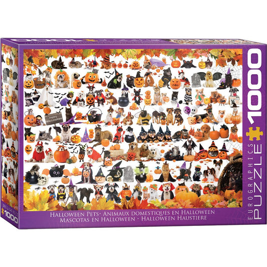 Puzzle - Eurographics - Halloween Pets 1000pcs