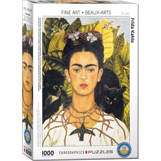 Puzzle - Eurographics - Kahlo; Thorn Necklace/Hummnbrd