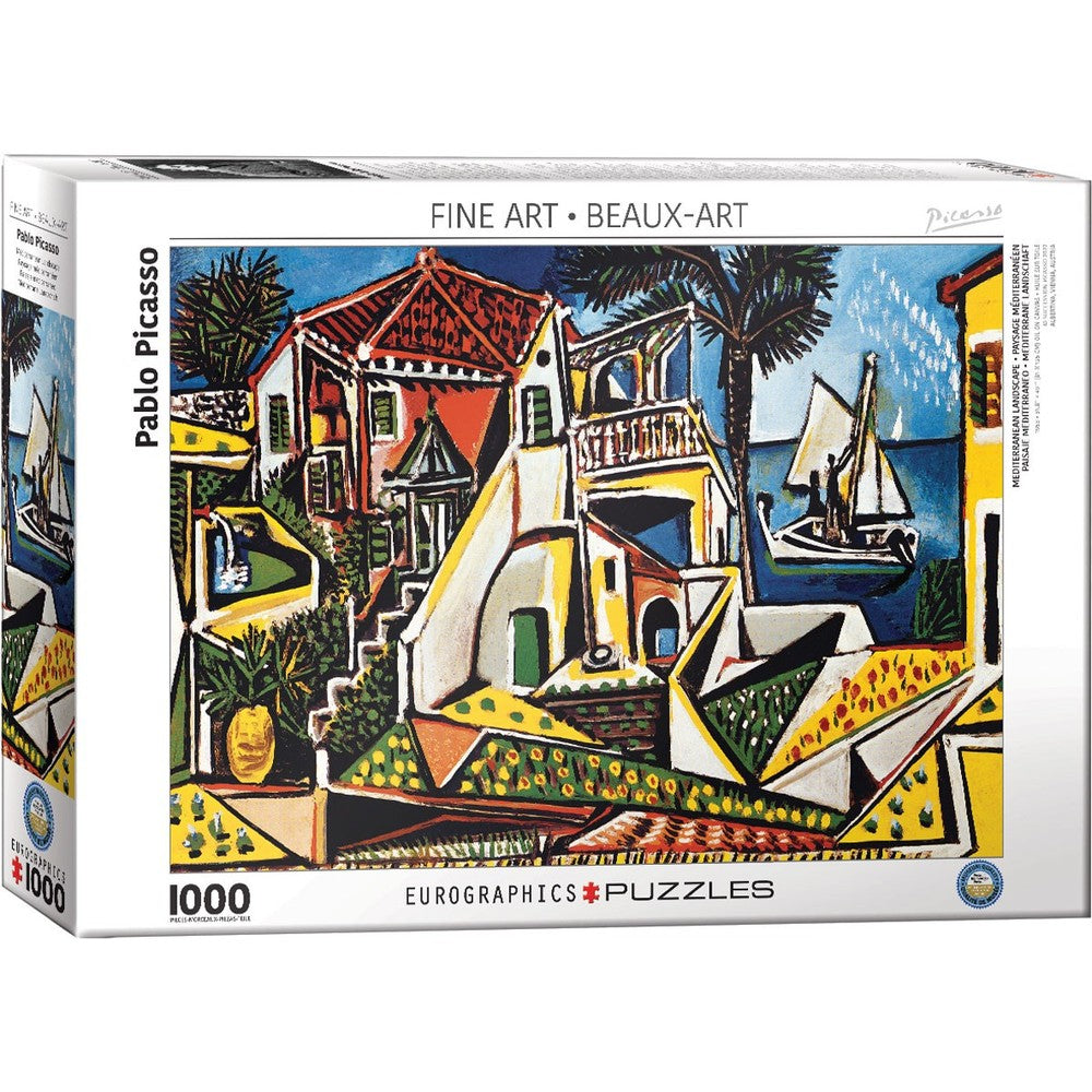 Puzzle - Eurographics - Picasso;Mediterranean Landscp;