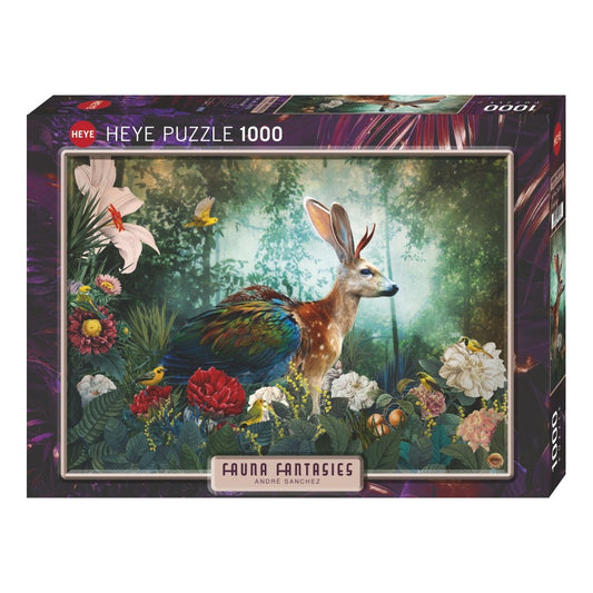 Puzzle - Heye - Fauna Fantasy; Jackalope 1000P