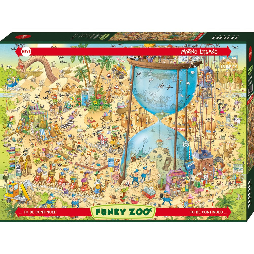 Puzzle - Heye - Funky Zoo Desert Habitat 1000P