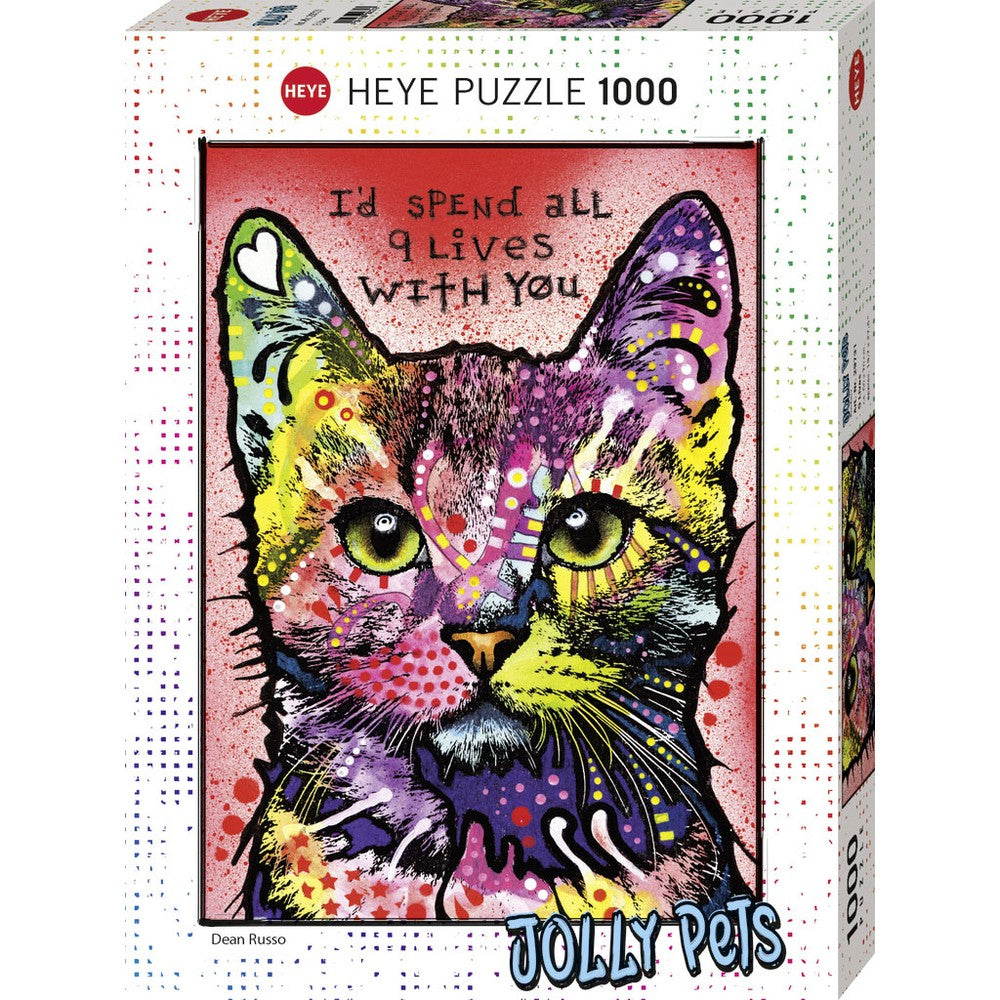 Puzzle - Heye - Jolly Pets; 9 Lives 1000Pc